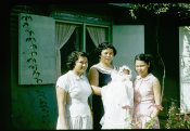 Saipan 1956 Collection, No. 6 Three Woman With Newborn Baby